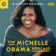 Image for article titled Michelle Obama welcomes a familiar guest at the launch of her new podcast